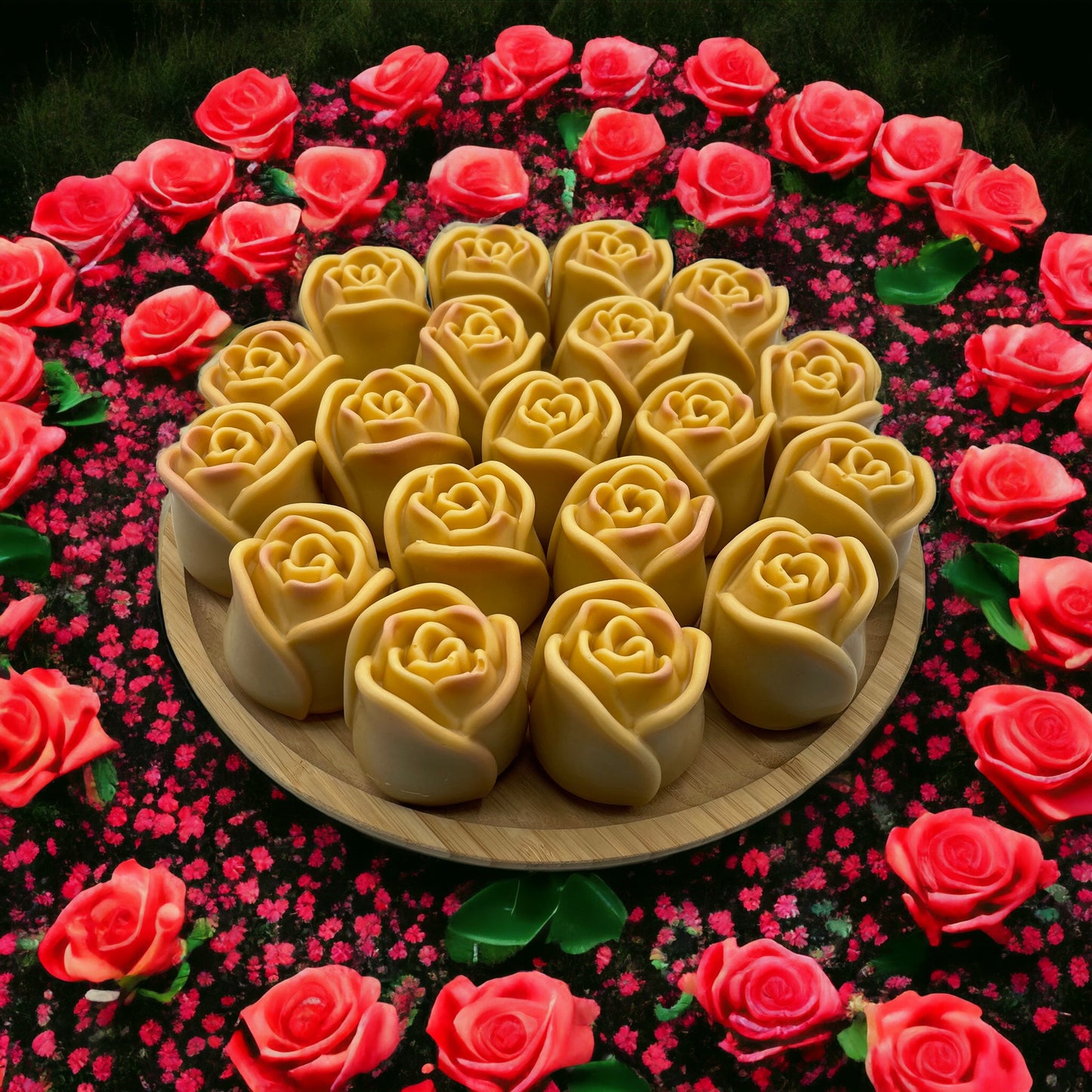 Rosa Lotusblumen