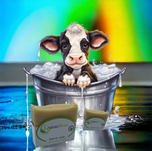 Savon au Lait de vache : pour un nettoyage de peau en douceur