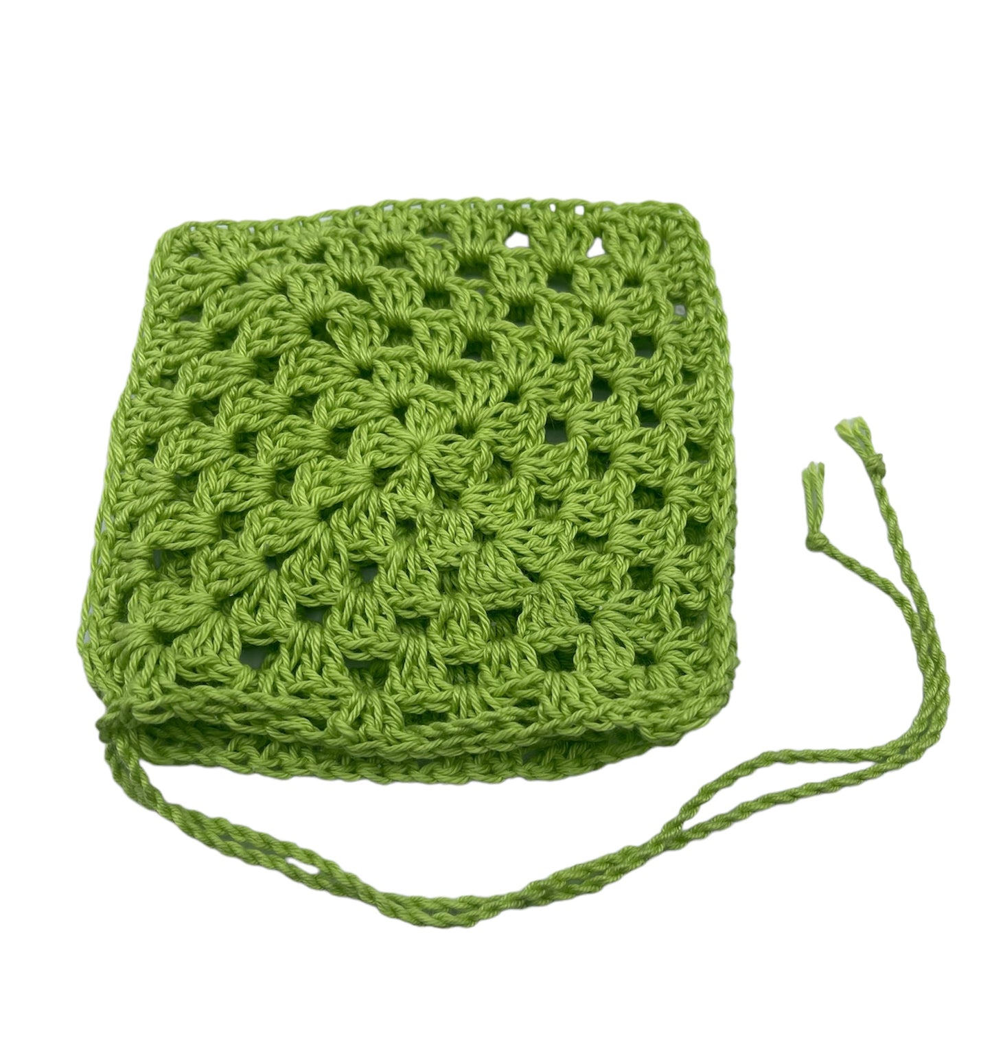 Crochet soap pouch