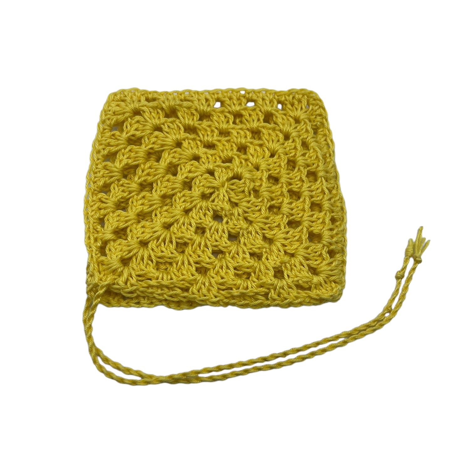 Crochet soap pouch